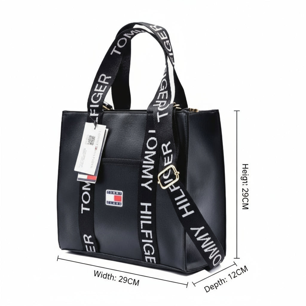 Tommy Hilfiger Corporate TH Monogram Tote Handbag - TB104 - Runner