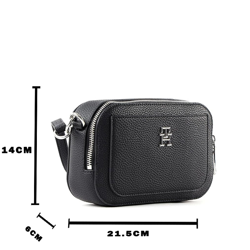 Tommy Hilfiger Emblem Camera Bag BLACK TB50 - Runner