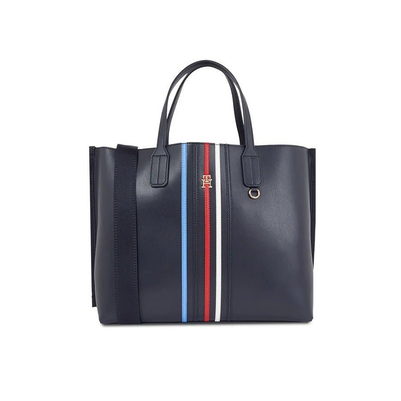 TOMMY HILFIGER ICONIC LOGO SHOULDERBAG - Navy - TB5 - Runner
