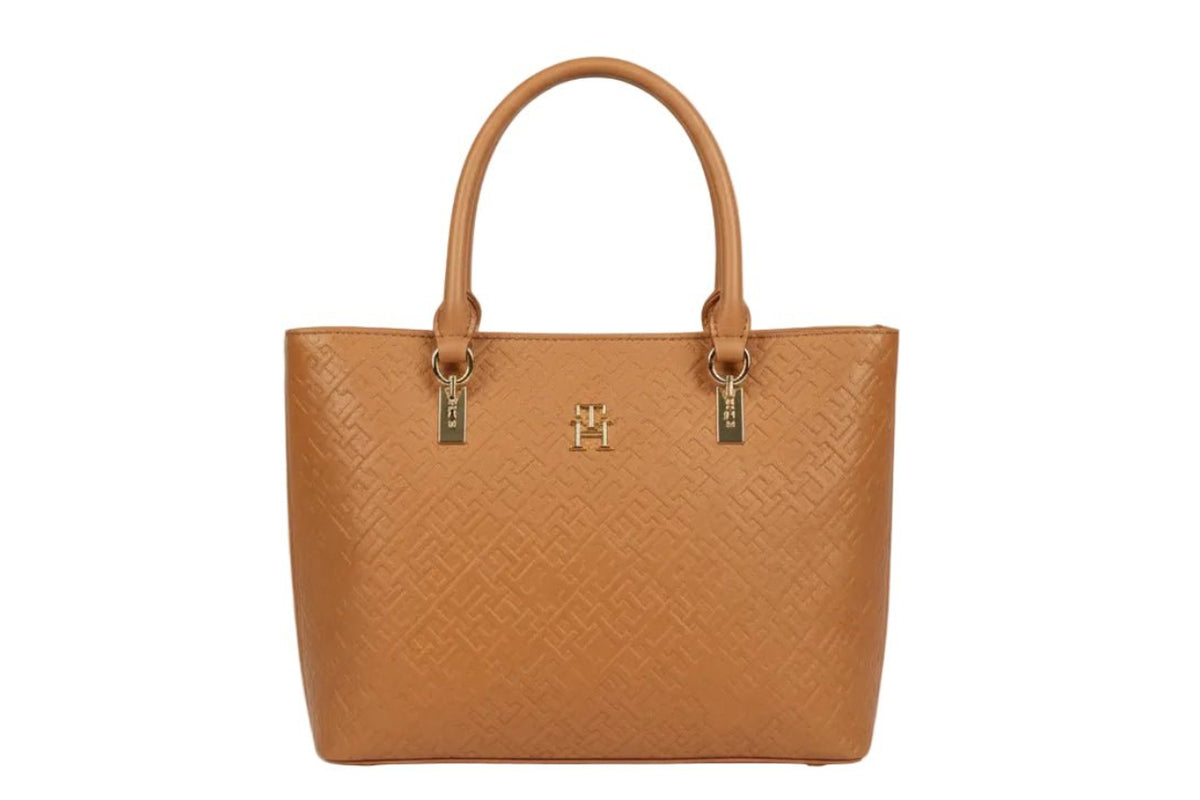 TOMMY HILFIGER Iconic TH Monogram Embossed Tote TB202 - Runner