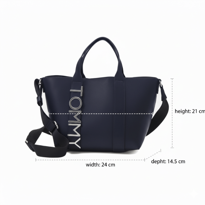 TOMMY HILFIGER JEANS CITY BOLD MINI TOTE - Shoulder Bag TB78 - Runner