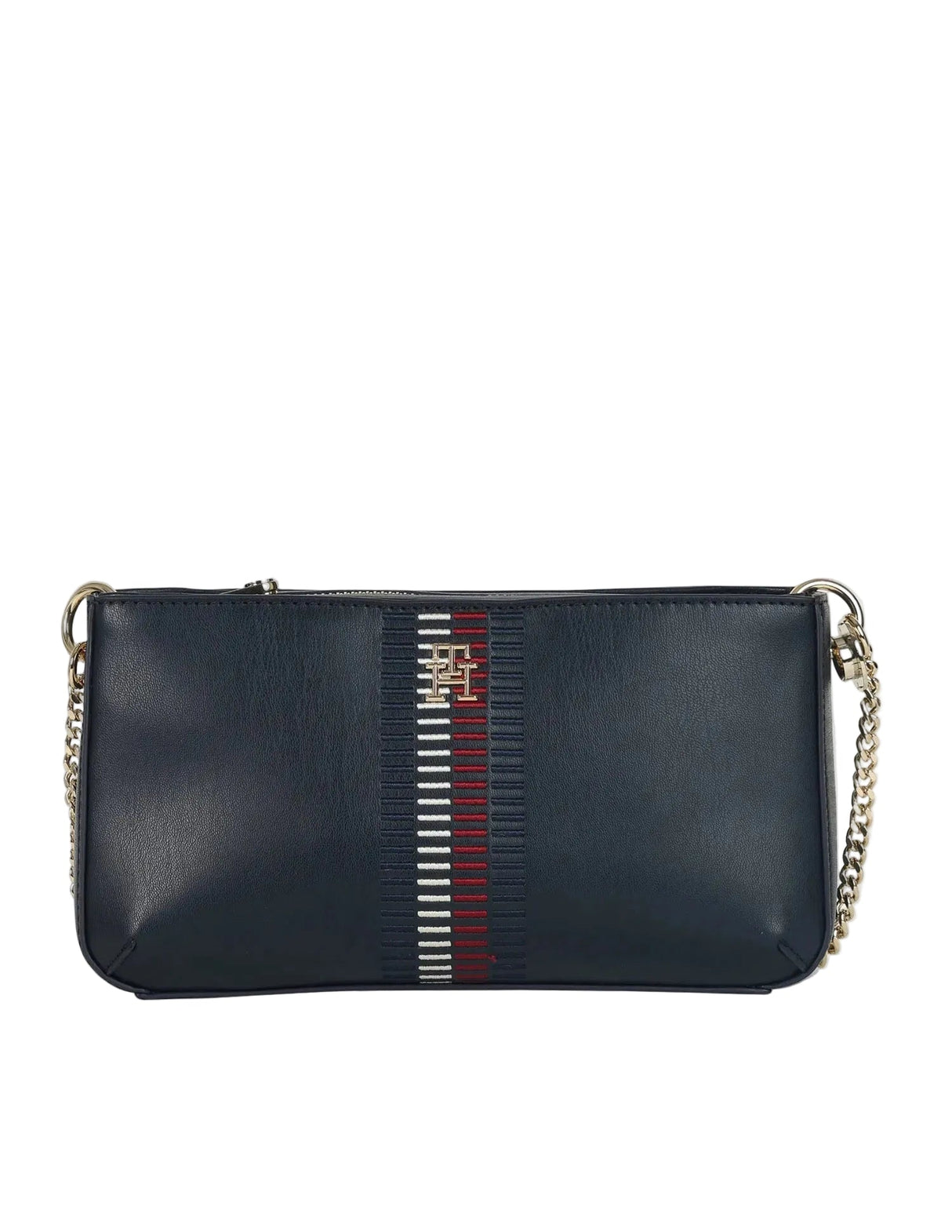 TOMMY HILFIGER Logo Navy Pu Sling Bag TB303 - Runner