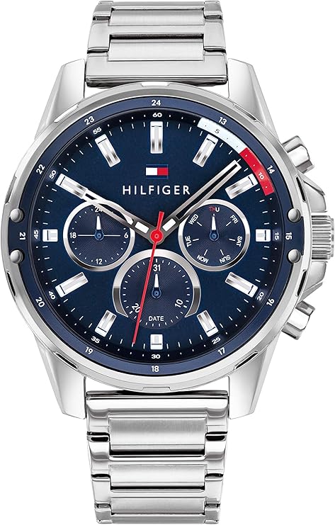Tommy Hilfiger Men's Quartz Stainless Steel and Bracelet Sporty Watch 1791788 TTM65 - Runner