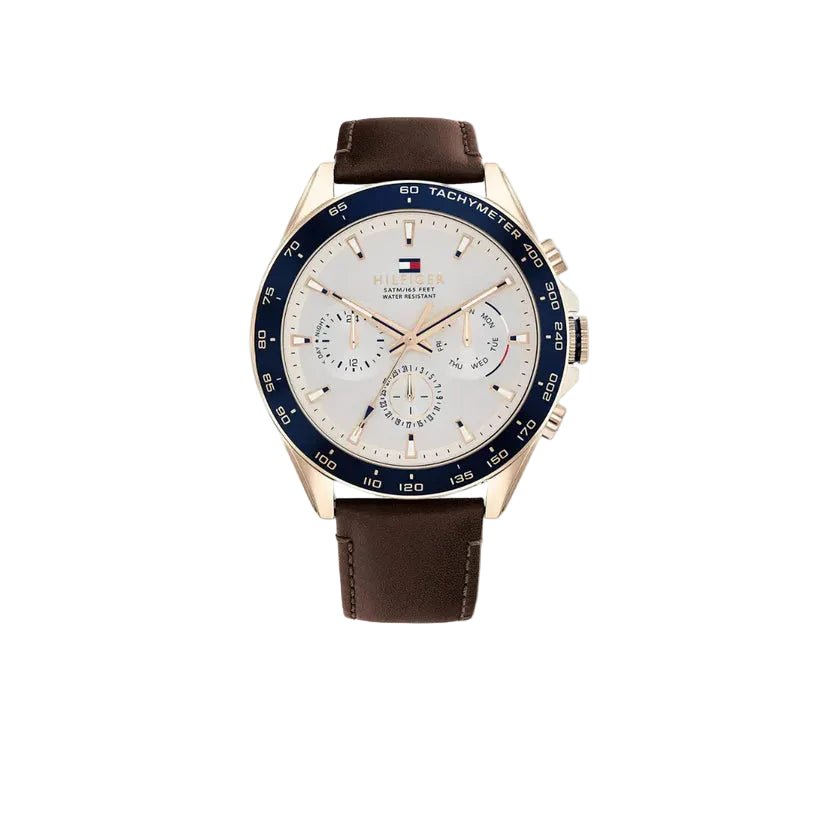 TOMMY HILFIGER Men's White Dial Watch - 1791966 - Original TTM57 - Runner