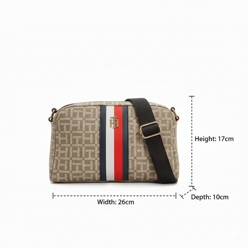 TOMMY HILFIGER Poppy Corp Backpack - BEIGE - TB24 - Runner