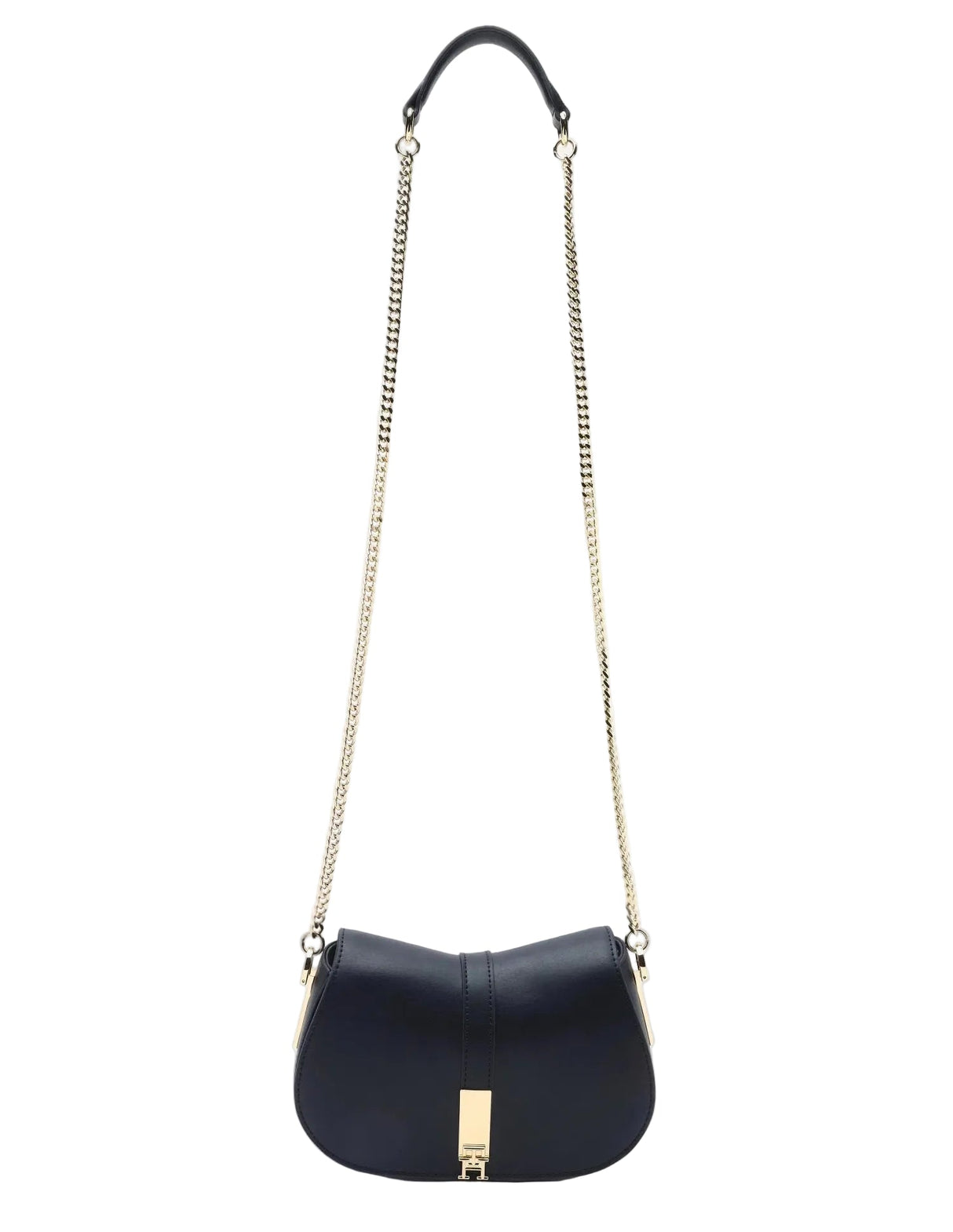 TOMMY HILFIGER Solid Blue Pu Sling Bag TB185 - Runner