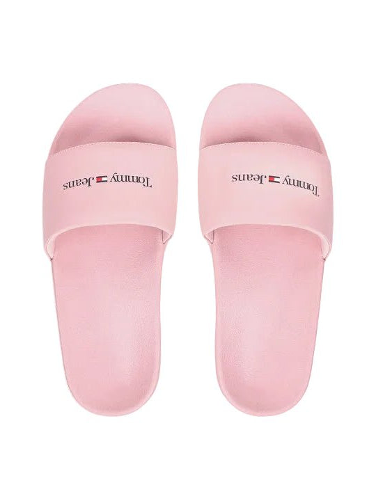 TOMMY HILFIGER Women Printed Rubber Sliders SLW86 - Runner