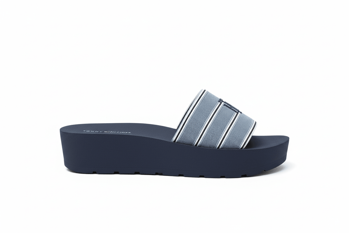 TOMMY HILFIGER Women’s Slide Sandals – Stylish and Comfortable Platform SLW90 - Runner
