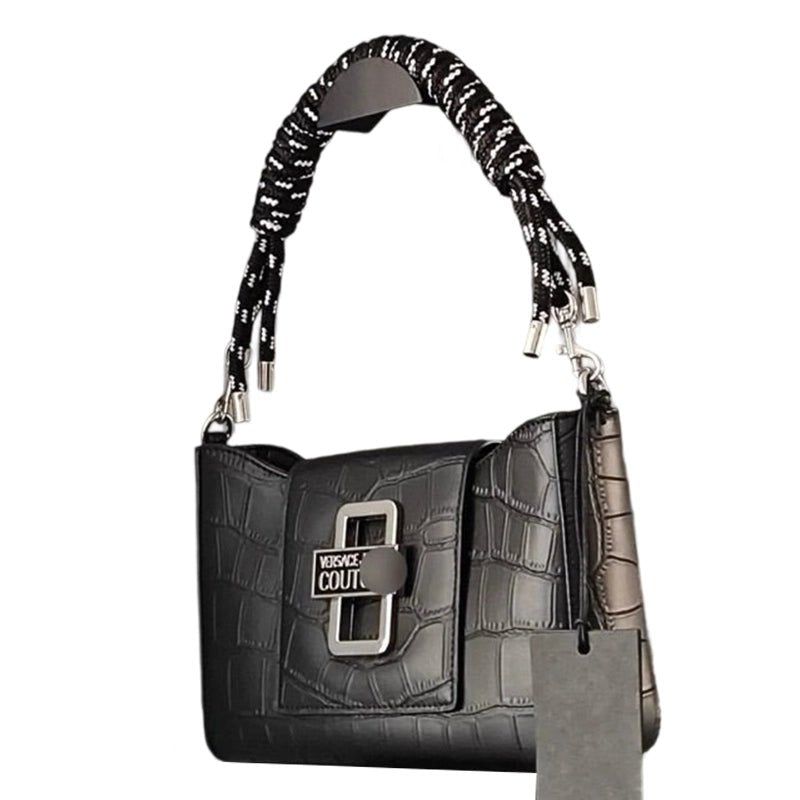 Versace Jeans Logo Twist - Handbag - Black - VB6 - Runner