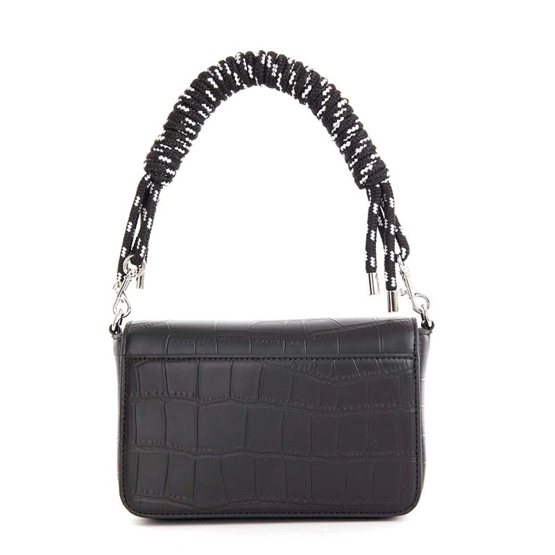 Versace Jeans Logo Twist - Handbag - Black - VB8 - Runner