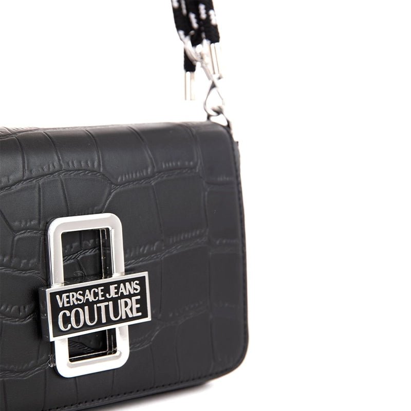 Versace Jeans Logo Twist - Handbag - Black - VB8 - Runner