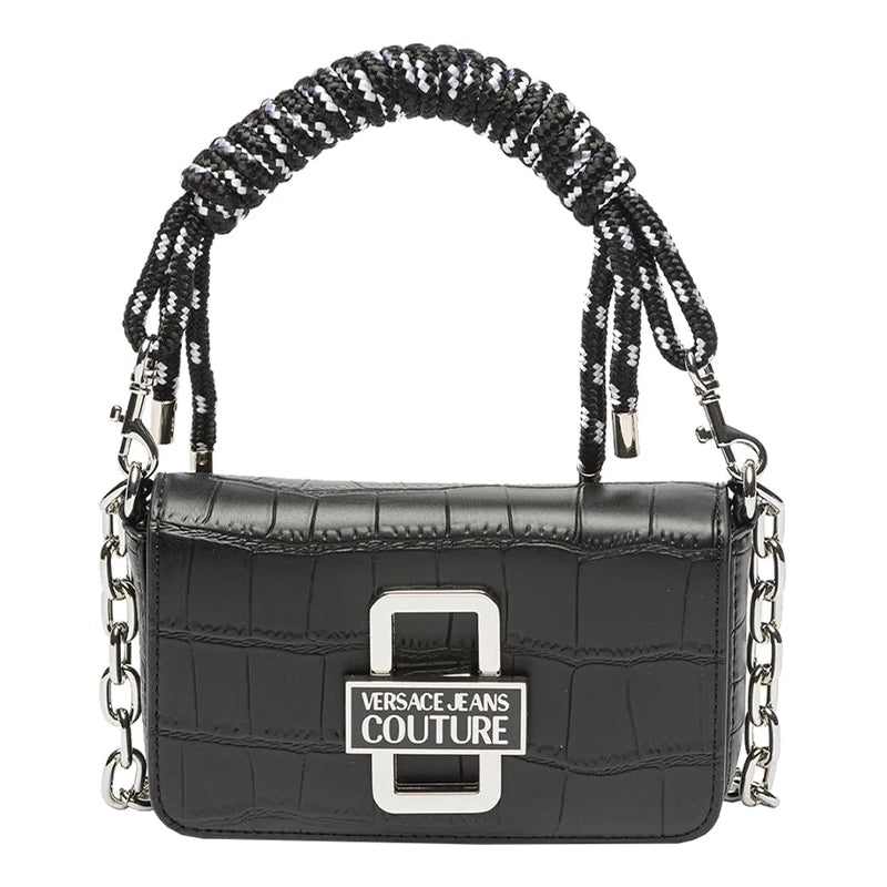 Versace Jeans Logo Twist - Handbag - Black - VB8 - Runner