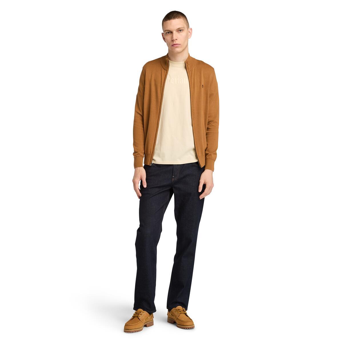 Williams River Cotton Full Zip Sweater - Runner