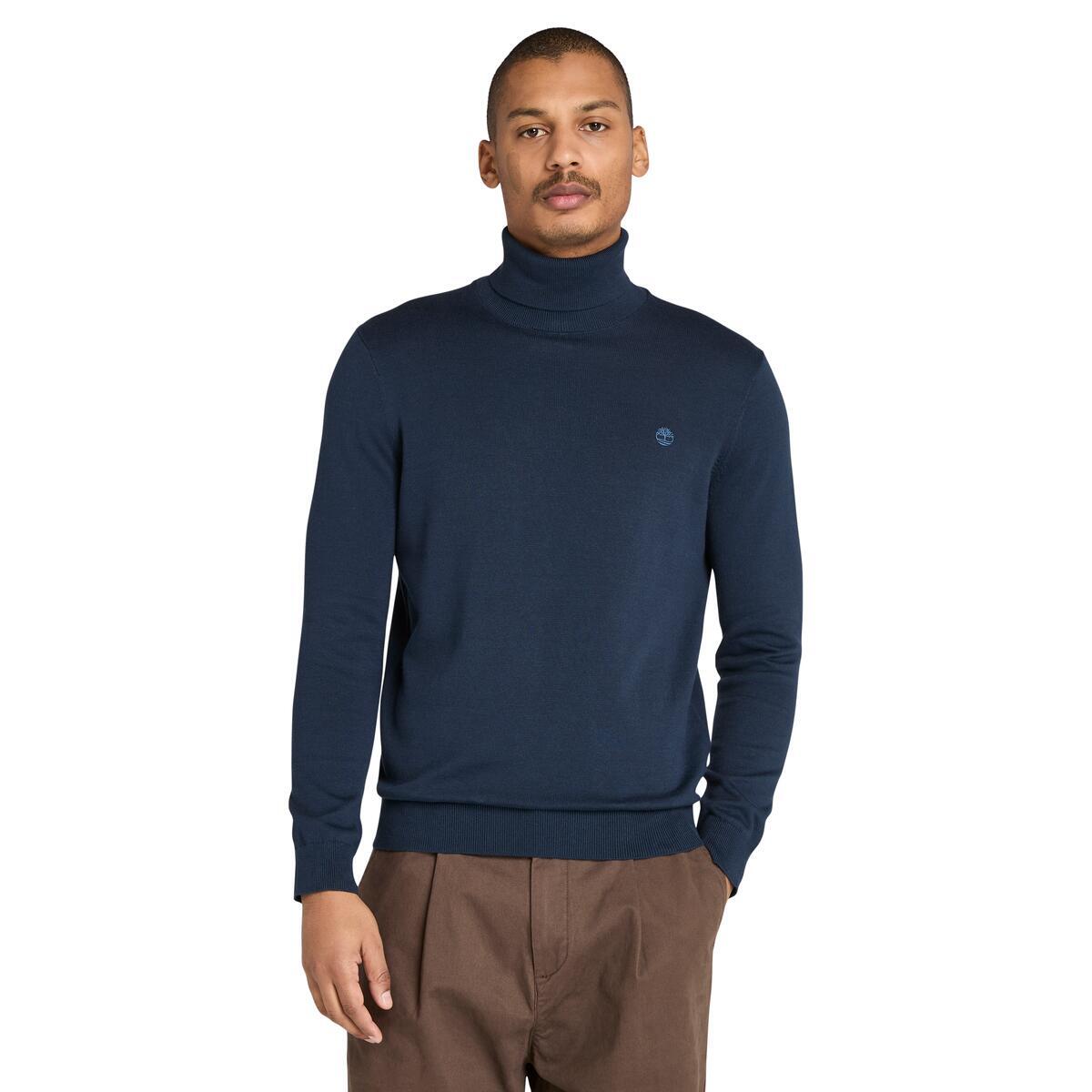 Williams River Turtle Neck Cotton Sweater - Runner