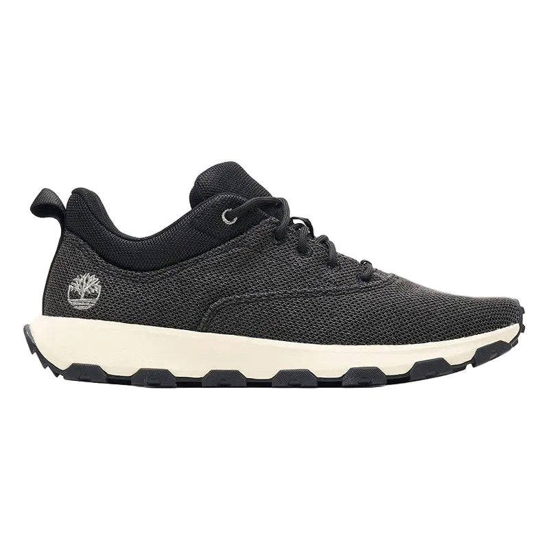 WINSOR PARK LOW LACE UP SNEAKER BLACK KNIT - Runner