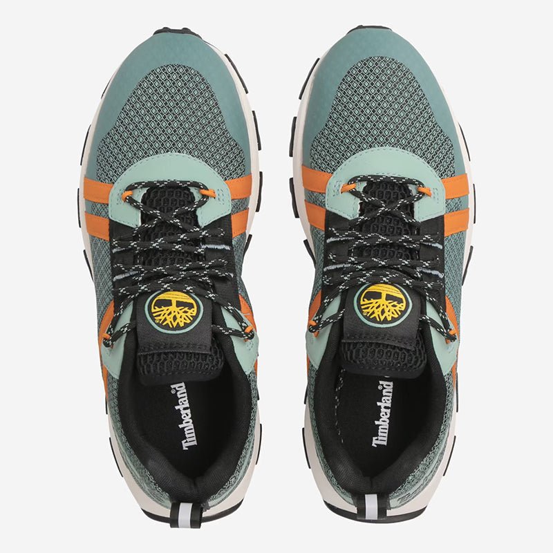 WINSOR TRAIL LOW LACE UP SNEAKER LIGHT GREEN MESH - Runner