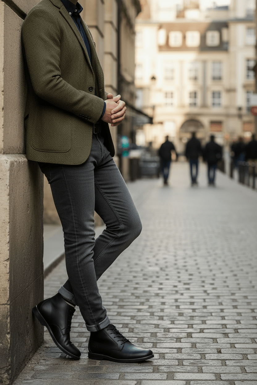 Woodhull Mid Lace Up Chukka Boot - Runner