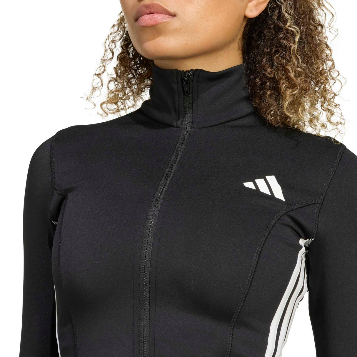 Workout Essentials Zip Through Jacket 3 - Stripes - Runner