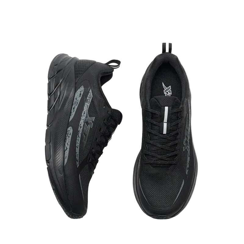 XTEP Men's Running Shoes Black/Charcoal Grey110058 - 4 XEM22 - Runner
