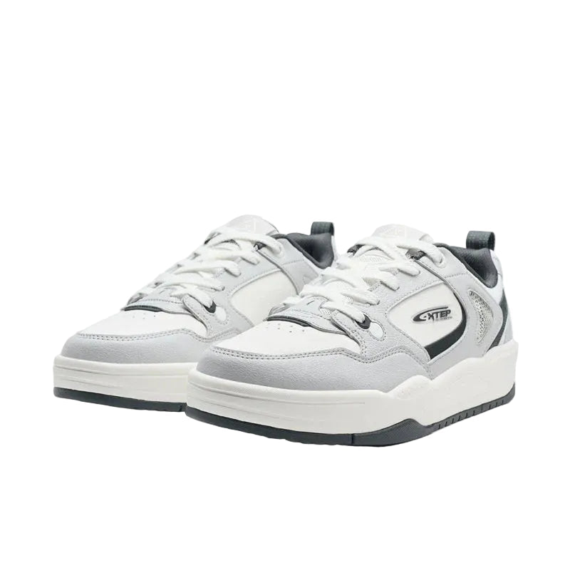 XTEP Men's Skateboarding Shoes Canvas White310017 - 3 XEM5 - Runner