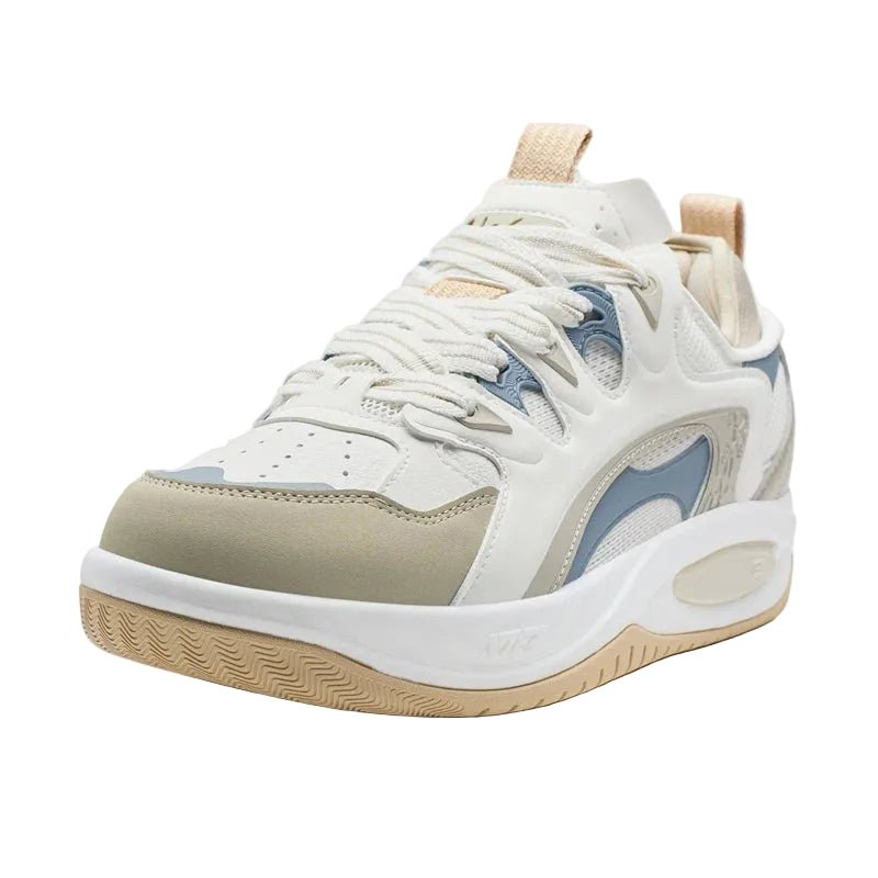 XTEP Men's Skateboarding Shoes Canvas White/Apricot03/Blue310005 - 3 XEM12 - Runner