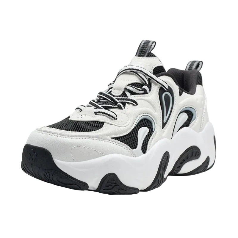 XTEP Petal 3.0 Women's Casual Shoes Canvas White/Black 320008 - 18 XEW12 - Runner