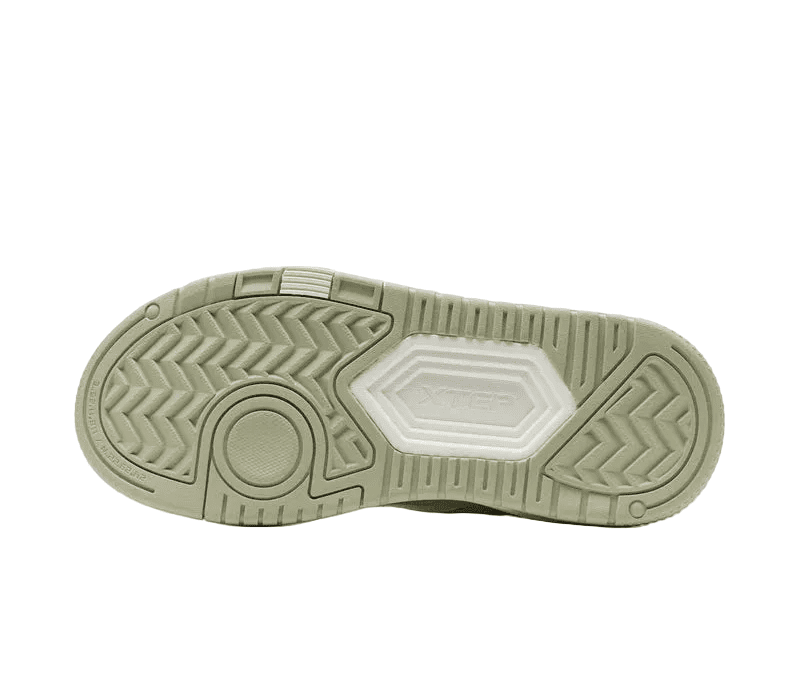 XTEP Women's Skateboarding Shoes Canvas White/Grey/Faint Grey 310028 - 4 XEW17 - Runner
