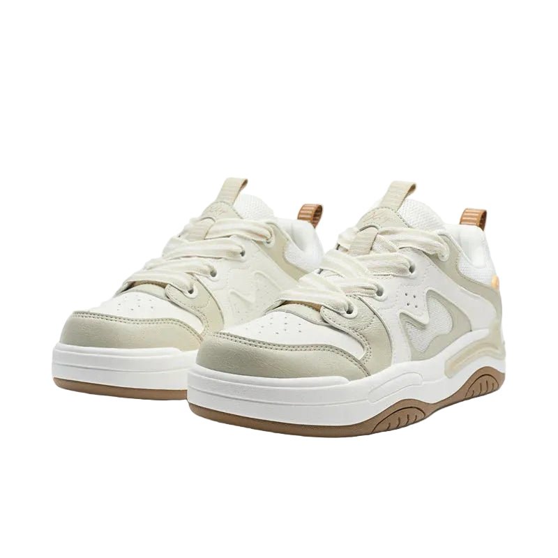 XTEP Women's Skateboarding Shoes Grey/Canvas White 310014 - 10 XEW21 - Runner