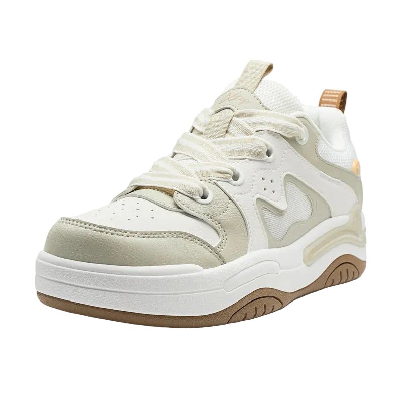 XTEP Women's Skateboarding Shoes Grey/Canvas White 310014 - 10 XEW21 - Runner