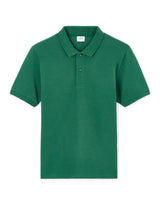100% Cotton Straight Polo Shirt - Green - Runner