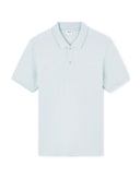 100% Cotton Straight Polo Shirt - Light Blue - Runner