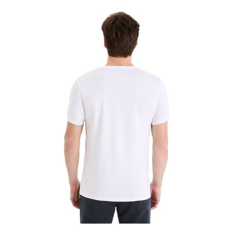 CELIO Slim V-Neck T-Shirt In Stretch Cotton