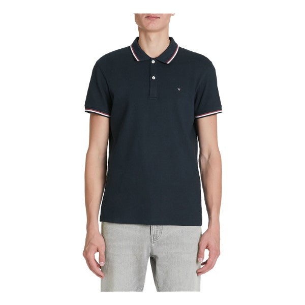 CELIO Slim Pique Polo Shirt In Stretch Cotton