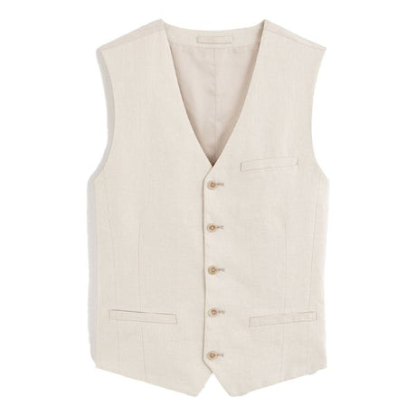 CELIO Slim Linen Suit Vest