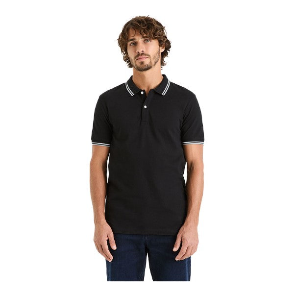 CELIO Slim Pique Polo Shirt In Stretch Cotton