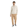 CELIO Regular Linen Shirt With Mandarin Collar