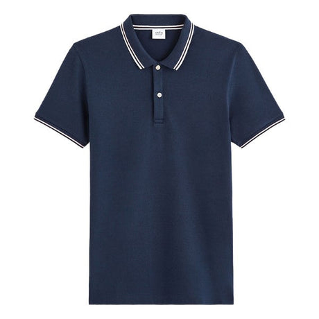 CELIO Slim Pique Polo Shirt In Stretch Cotton