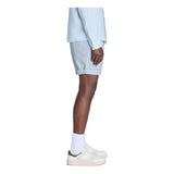 Linen And Cotton Bermuda Shorts - Light Blue