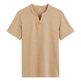 CELIO Cotton Blend Straight Neck T-Shirt
