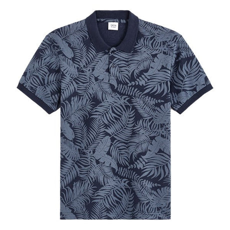 CELIO Regular Pique Polo Shirt In Printed Cotton