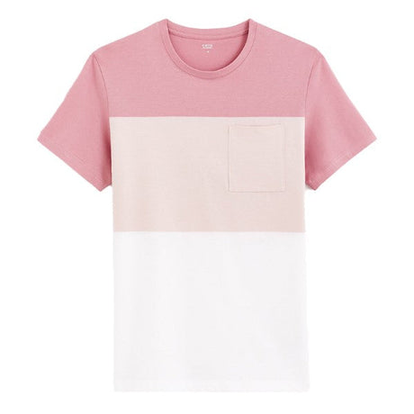 CELIO Color Block Round Neck T-Shirt