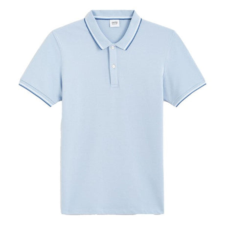 CELIO Slim Pique Polo Shirt In Stretch Cotton