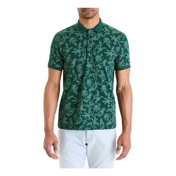 CELIO Regular Piquأ© Polo Shirt In Printed Cotton