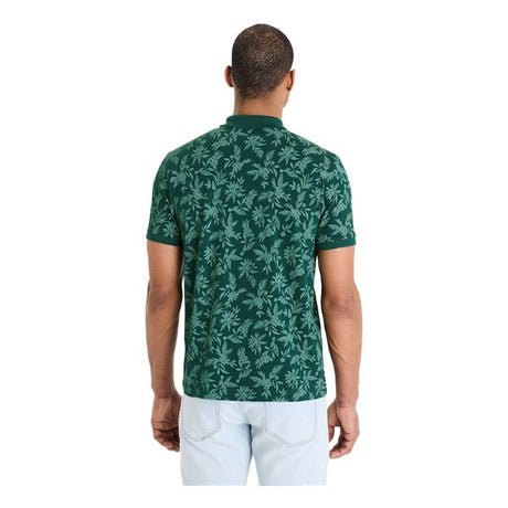 CELIO Regular Piquأ© Polo Shirt In Printed Cotton