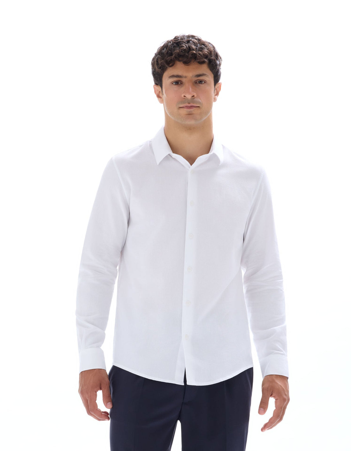 Regular Fit Honeycomb Shirt
