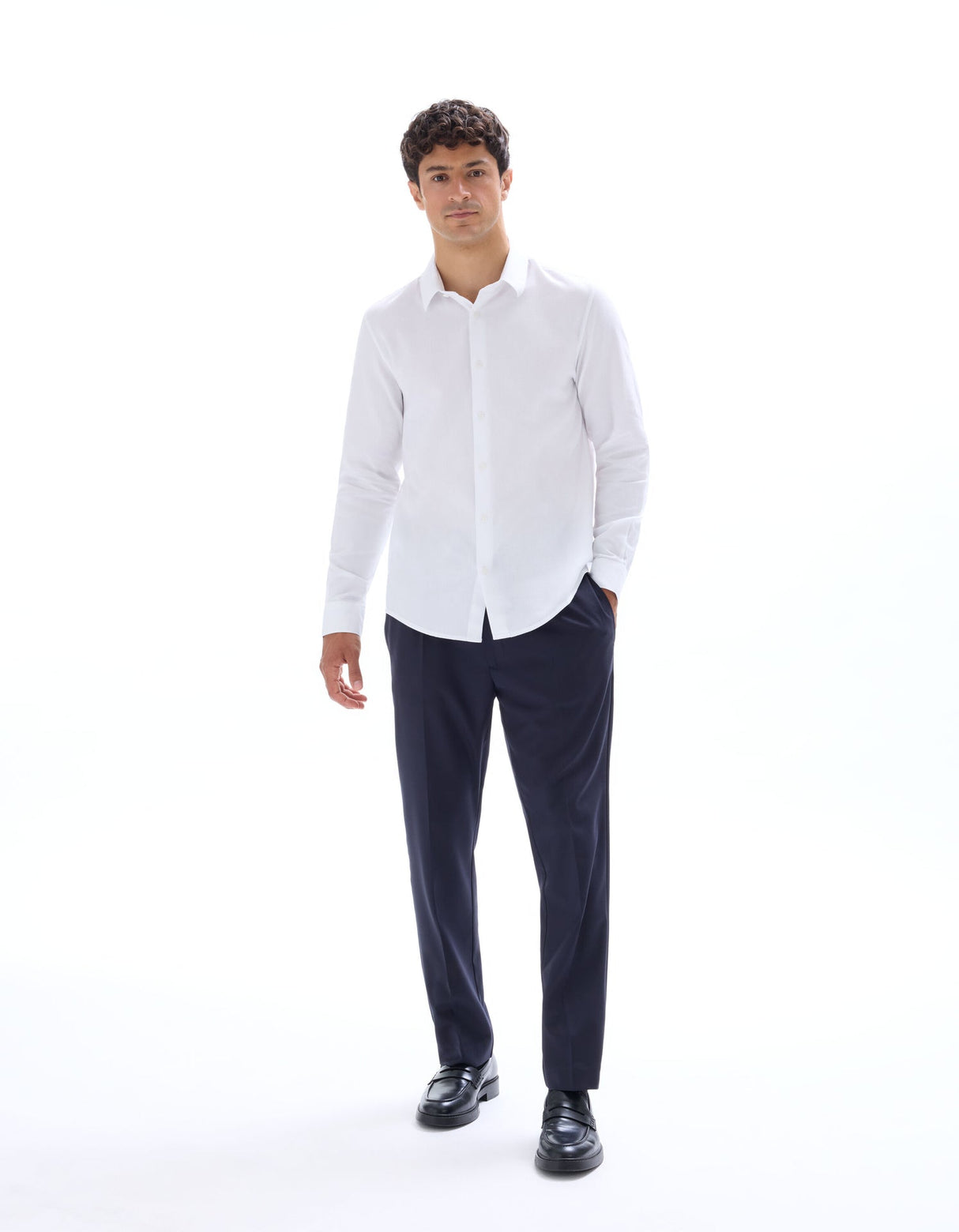 Regular Fit Honeycomb Shirt