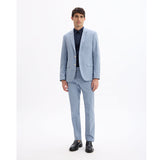Slim Stretch Suit Jacket - Chambray