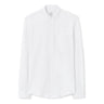 Regular Stretch Cotton Pique Shirt - White