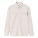 Textured 2-Pocket Overshirt - Beige