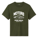 Boxy Round Neck T-Shirt 100% Cotton - Green